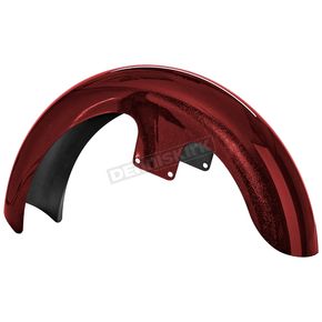 Crimson Red Sunglo 21 in. Wrapped Front Fender    