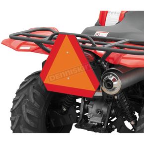 Orange ATV Safety Emblem