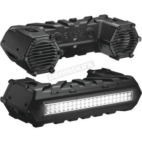 Black 8 in. LED Lightbar w/Sound System