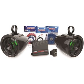 2 Speaker Roll Cage Add-On Kit w/Amplifier and Bluetooth Switch