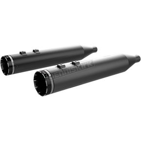 Black 4.50 in. HP-Plus Slip-On Mufflers w/Black Tracer End Caps