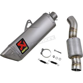 Track Day Slip On Line Muffler w/ Stainless Link Pipe and Resonator