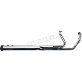Chrome 2 Into 1 Sidewinder Complete Exhaust System