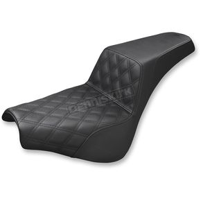 Black Drivers Seat Diamond Pattern LS-Step Up Seat