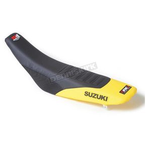 Black/Yellow TC4 Gripper Seat Cover w/Bump