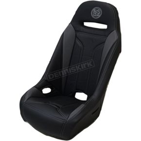 Black/Gray Extreme Double T Stitch Seat