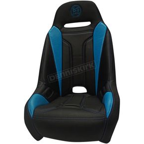 Black/Titanium Blue Double T Extreme Seat 