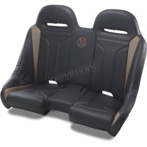 Black/Cruiser Bronze  Double T Stitch Extreme Front and Rear Bench Seat