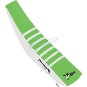 White/Green Rib Seat Cover 