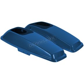 Daytona Blue Pearl Saddlebag Speaker Lids