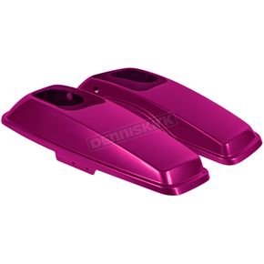 Purple Fire Saddlebag Speaker Lids