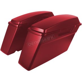 Crimson Red Sunglo Standard Saddlebags  