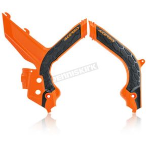 '16 Orange/Black X-Grip Frame Guards