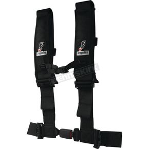 Black 3 in. 4 Point EZ Adjust Seat Harness