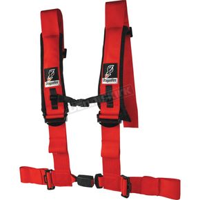 Red 3 in. 4 Point EZ Adjust Seat Harness