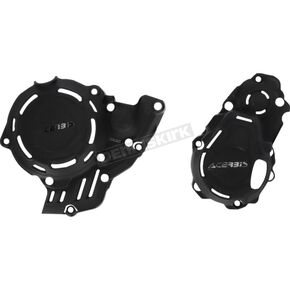 Black X-Power Clutch/Ignition Cover Kit