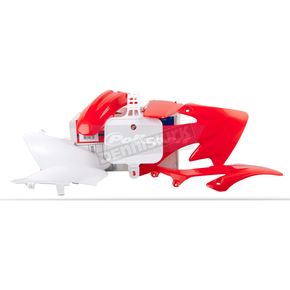 Red/White OE Plastic Body Kit
