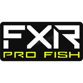 Black/Hi-Vis 3 in. Pro Fish Sticker