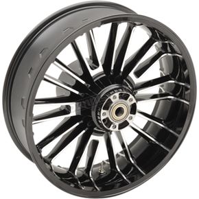 Black Rear Precision Cast 18 x 5.5 Atlantic 3D Wheel (Non-ABS) 