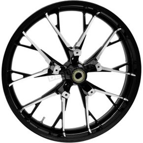Black Cut Front 21x3.5 Marlin Precision Cast 3D Wheel w/ABS