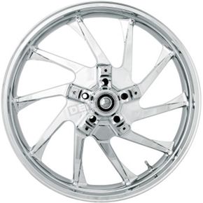 Chrome 21 in. x 3.5 in. Hurricane Precision Cast 3D One-Piece Wheel w/ABS
