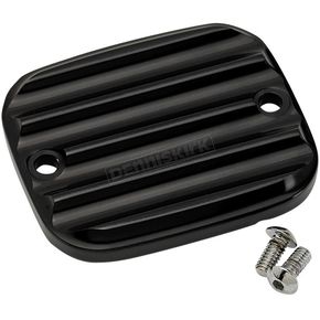 Black Finned Front Master Cylinder Cover