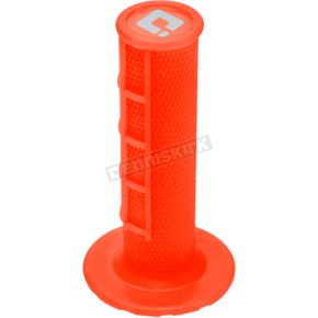 Fluorescent Orange 1/2 Waffle V2 Lock-On Grips