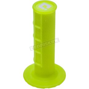 Fluorescent Yellow 1/2 Waffle V2 Lock-On Grips