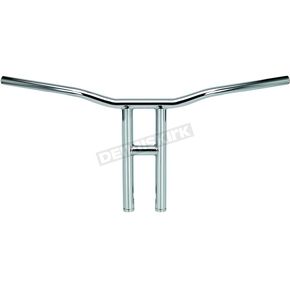 1 1/4 in. Chrome 14 in.Tyson XL Slotted Handlebars
