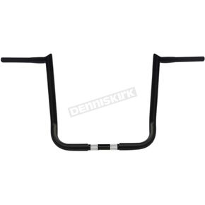 Black 16 in. Bagger Hooked Chubbys 1 1/4 in. Handlebar (For use w/ or w/o TBW)