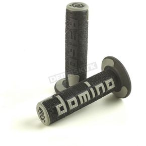 Black/Gray Domino A360 Off-Road Comfort Grips