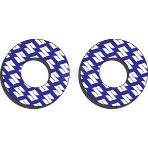 Blue/White Moto Grip Donuts