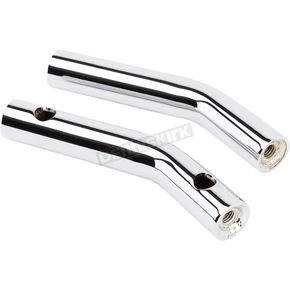 Chrome 8 in. Kage Fighter Handlebar 1 1/4 in. Pullback Risers