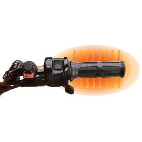 Black Hot Thermal Heated Grips