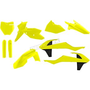 Fluorescent Yellow/Black Full Replacement Plastic Kit