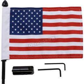 Extended Style Luggage Rack 1/2 in. Flag Mount w/6x9 in. Flag