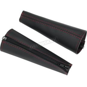 Black w/Red Stitching Kaliber Seat Belt Covers