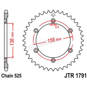 525 46 Tooth Rear 46 Tooth C49 High Carbon Steel Sprocket