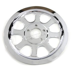 Chrome Rear 70 Tooth Outer Pulley Cover