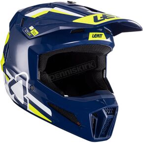 Youth Blue Moto 3.5 V24 Helmet