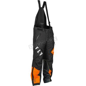 Black/Orange SNX Pro Snow Bike Pants