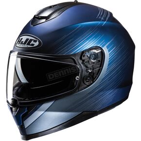 Semi-Flat Blue/Black C70 Sway MC2SF Helmet