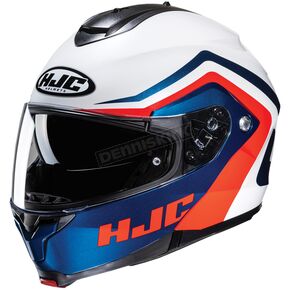 White/Blue/Red C91 Nepos MC21 Helmet