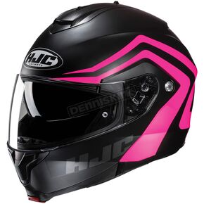 Black/Pink C91 Nepos MC8SF Helmet