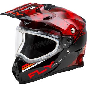  Red/Black Cold Weather Trekker Kryptek Conceal Helmet W/Dual Shield