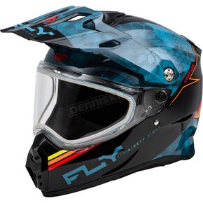 Slate/Black/Red Cold Weather Trekker Kryptek Conceal Helmet W/Dual Shield