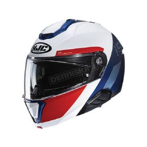 White/Blue/Red i91 Bina MC21 Helmet