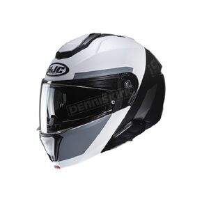 Semi-Flat White/Black/Silver i91 Bina MC5SF Helmet