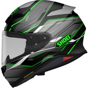 Black/Silver/Green/White RF-1400 Capriccio TC-4 Helmet