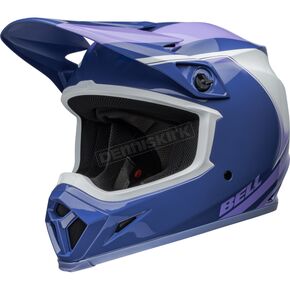 Purple/White MX-9 Mips Dart Helmet